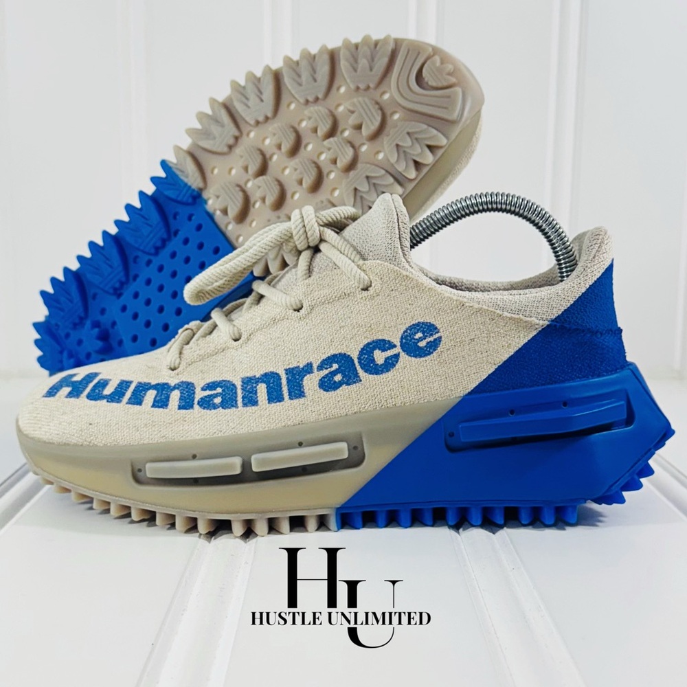 Adidas Pharrell NMD S1 ‘Mahbs Oatmeal’ Human Race Sneakers Men’s 7 Women’s 8